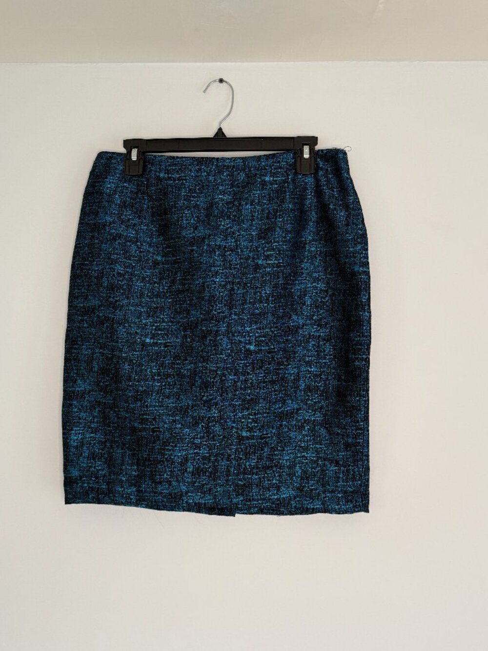 The Limited Teal Black Textured Pencil Skirt Size 8
